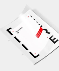 Corporate trifold brochure
