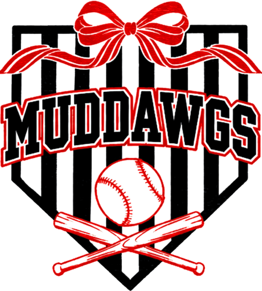 Muddawgs Stripped Home Plate Ribbon