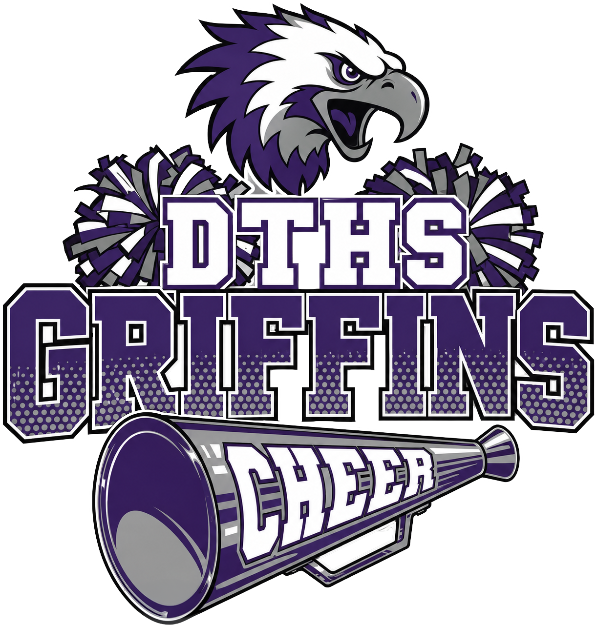 DTHS Griffins Cheer Megaphone