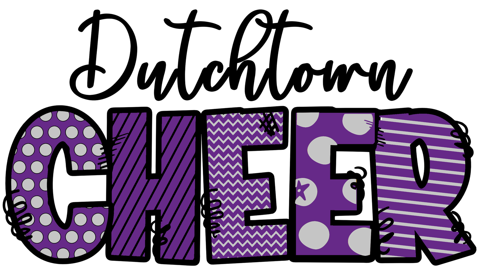 Dutchtown Cheer Pattern Letters