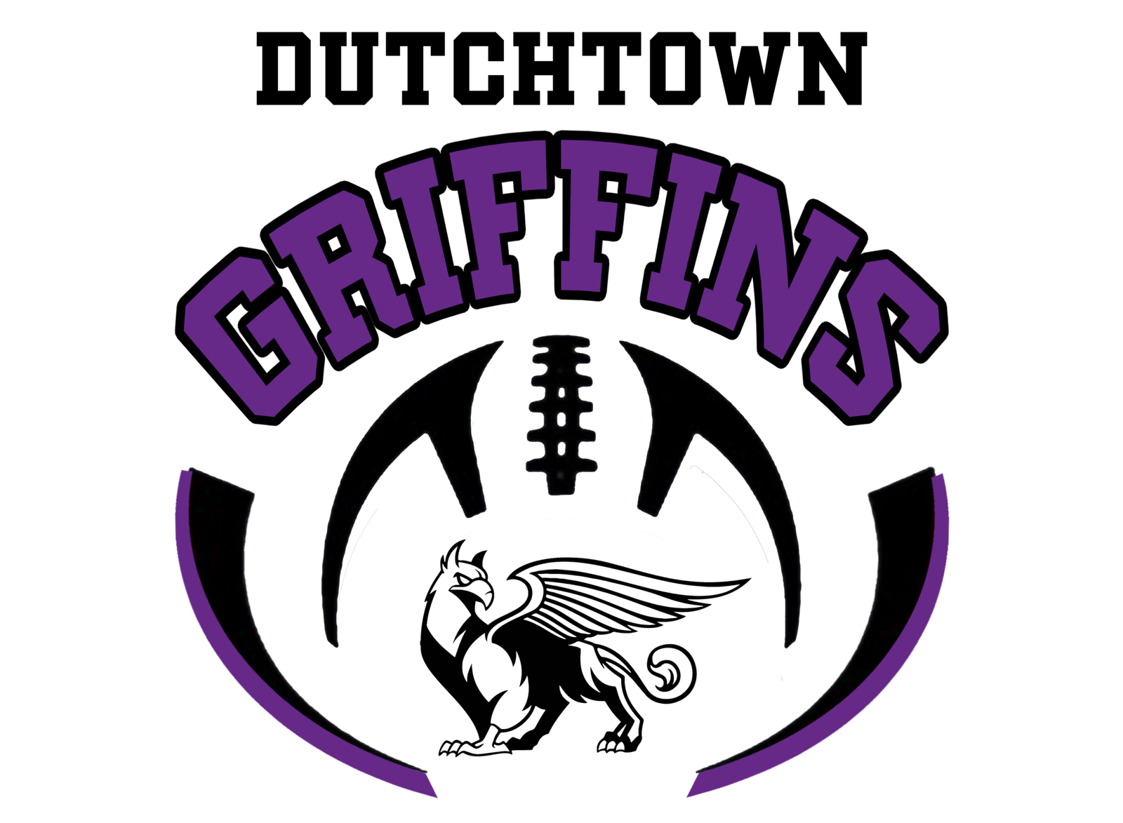 Dutchtown Griffins With Football & Griffin