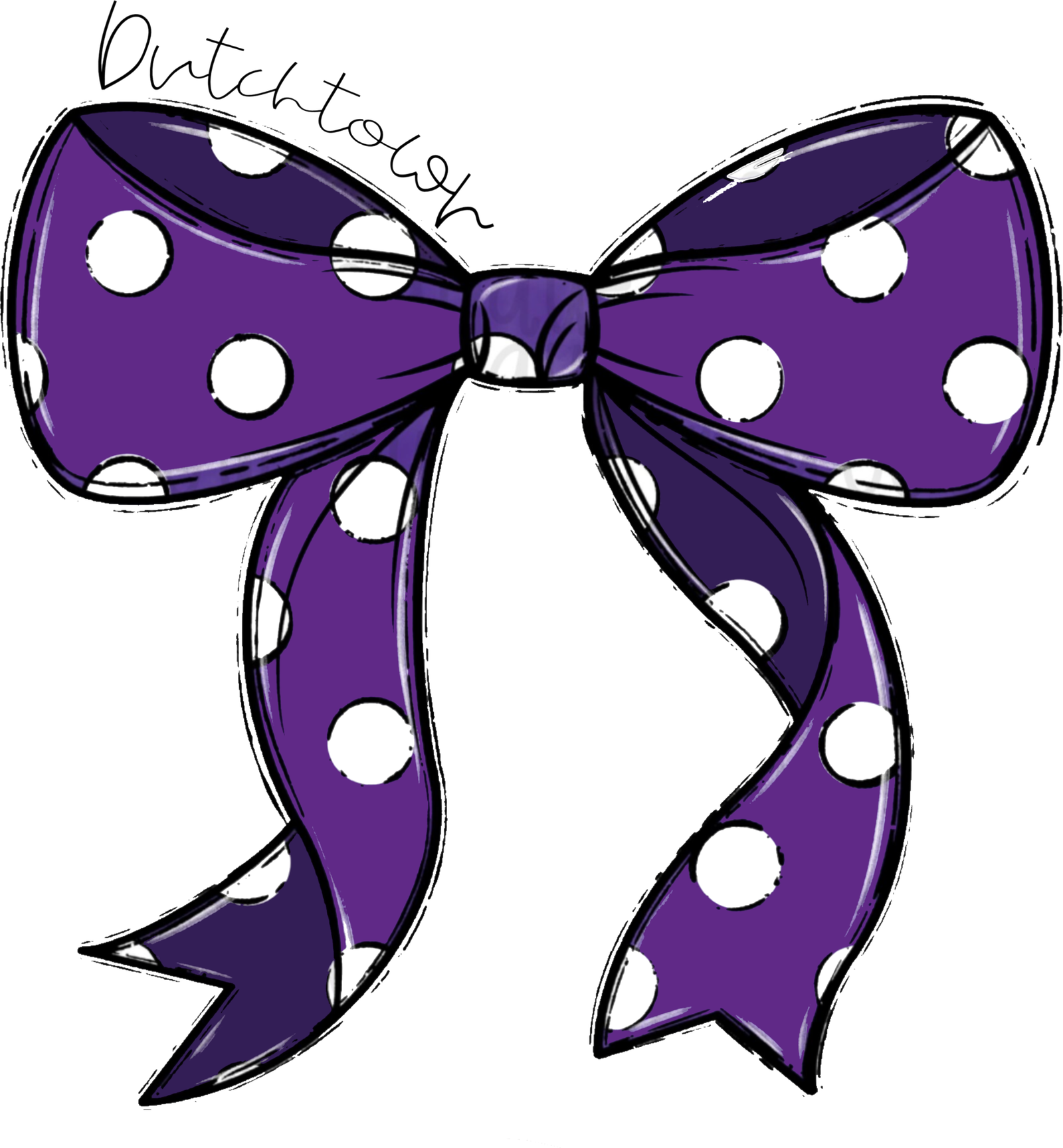 Dutchtown Polka Dotted Bow