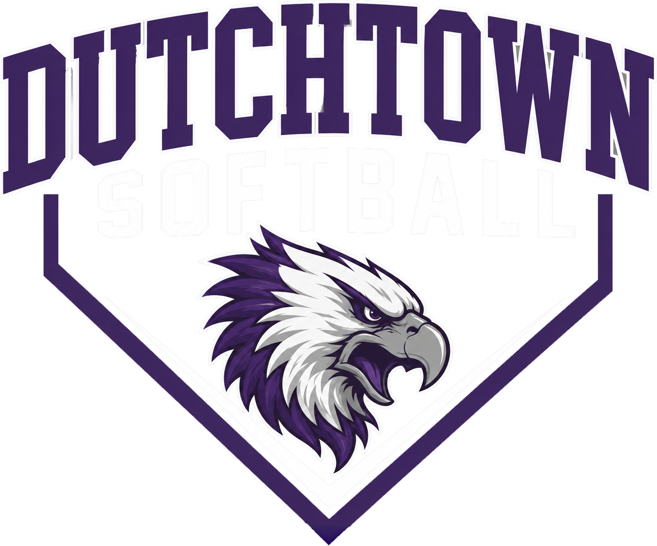 Dutchtown Softball Mascot Home Plate