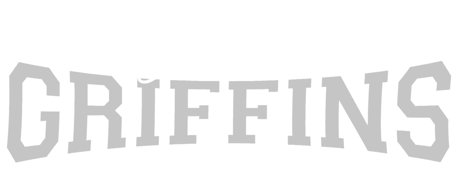 Dutchtown Cursive Font Griffins Curved White Outline