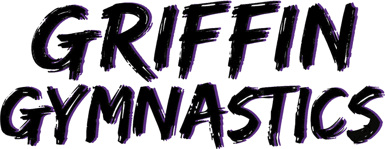 Griffin Gymnastics Rough Black Purple