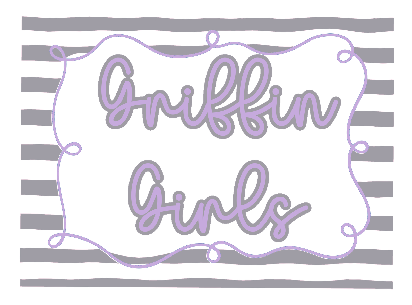 Griffin Girls With Stripes