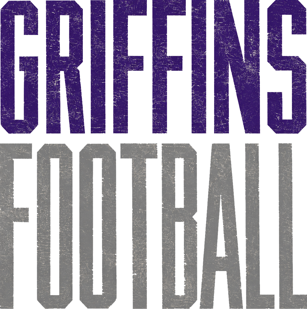 Griffins Tall Football Distressed
