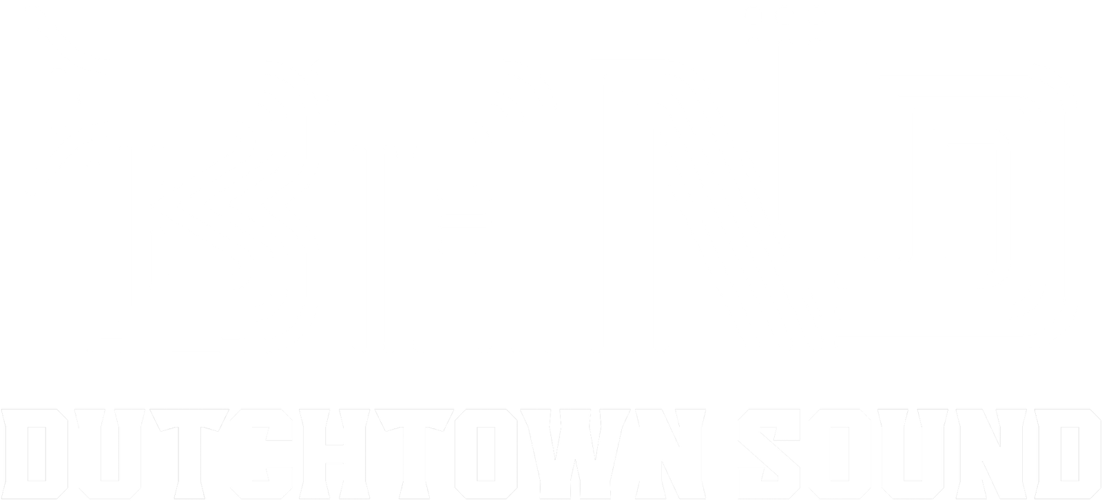 Marching Band Band Line Font Dutchtown White