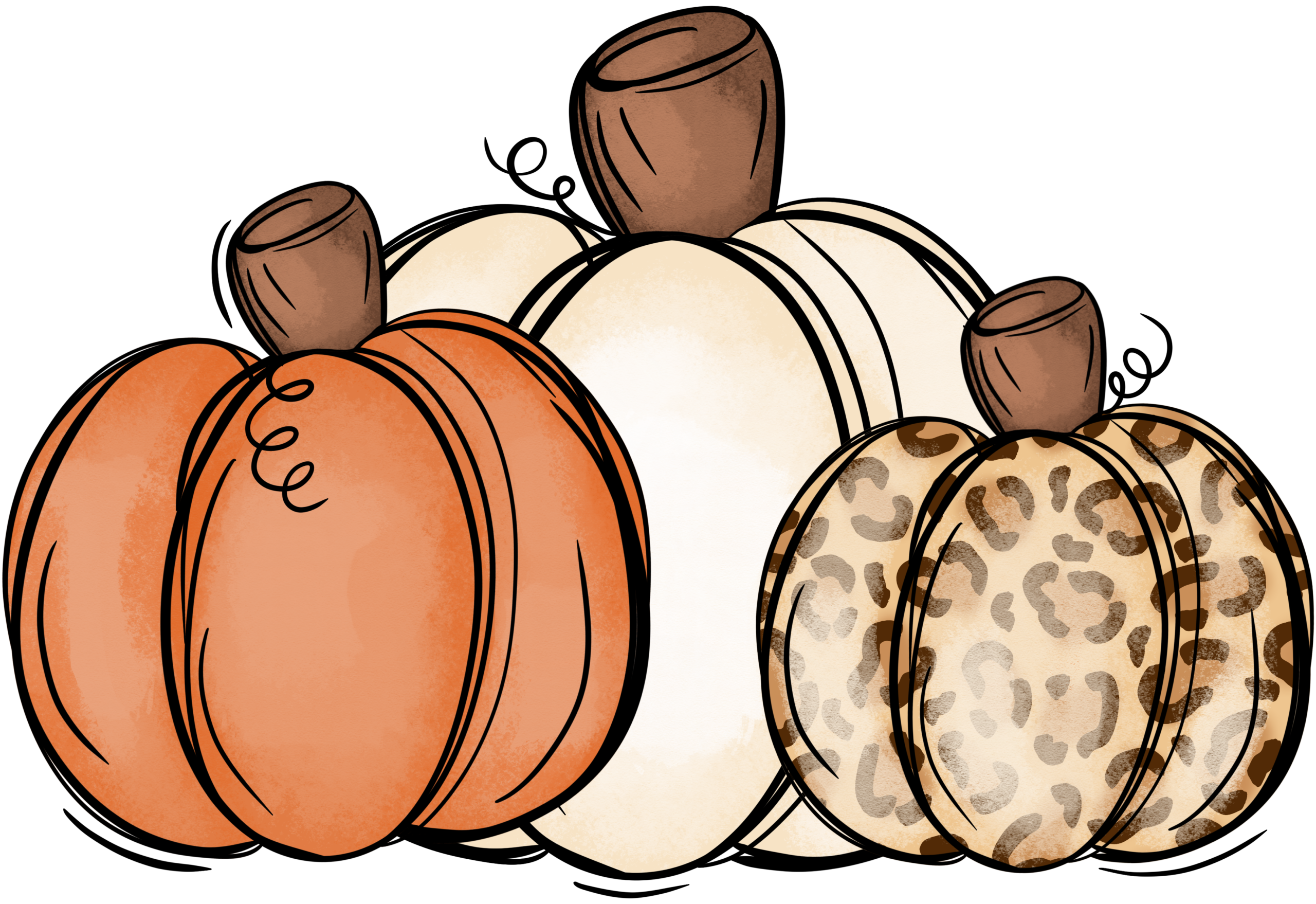 3 Pumpkins