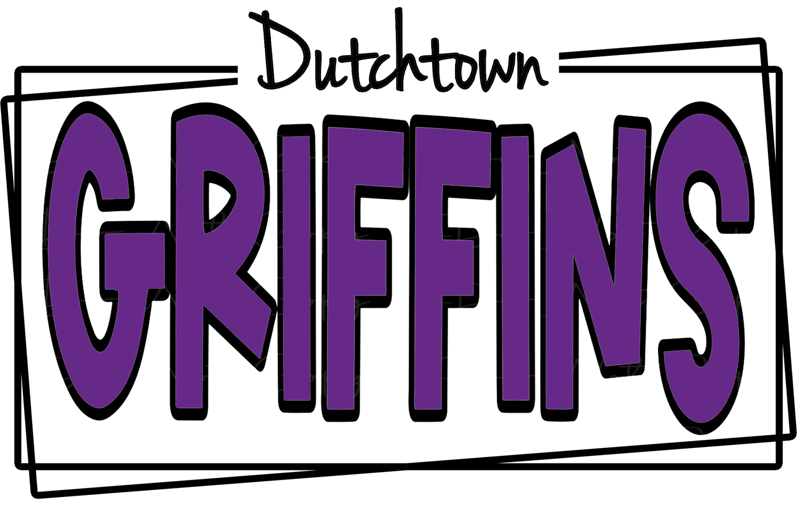 Scribbled Rectangles Dutchtown Griffins Black Box