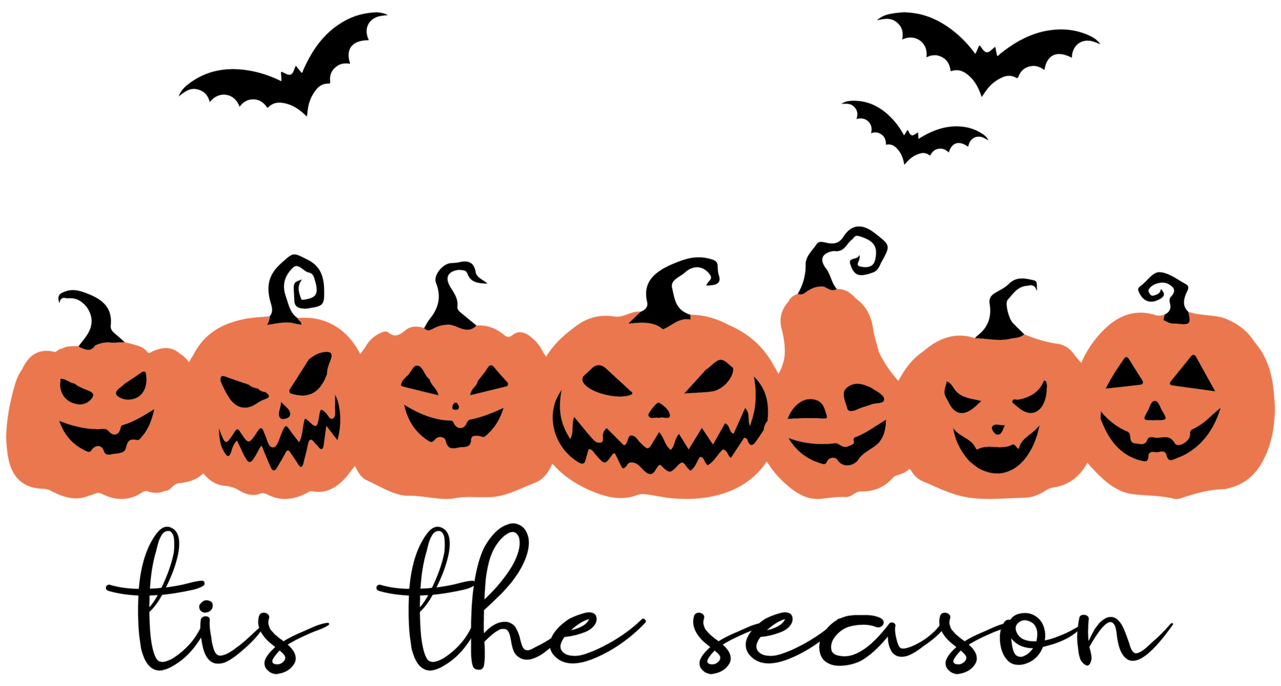 Tis The Season Pumpkins In A Row