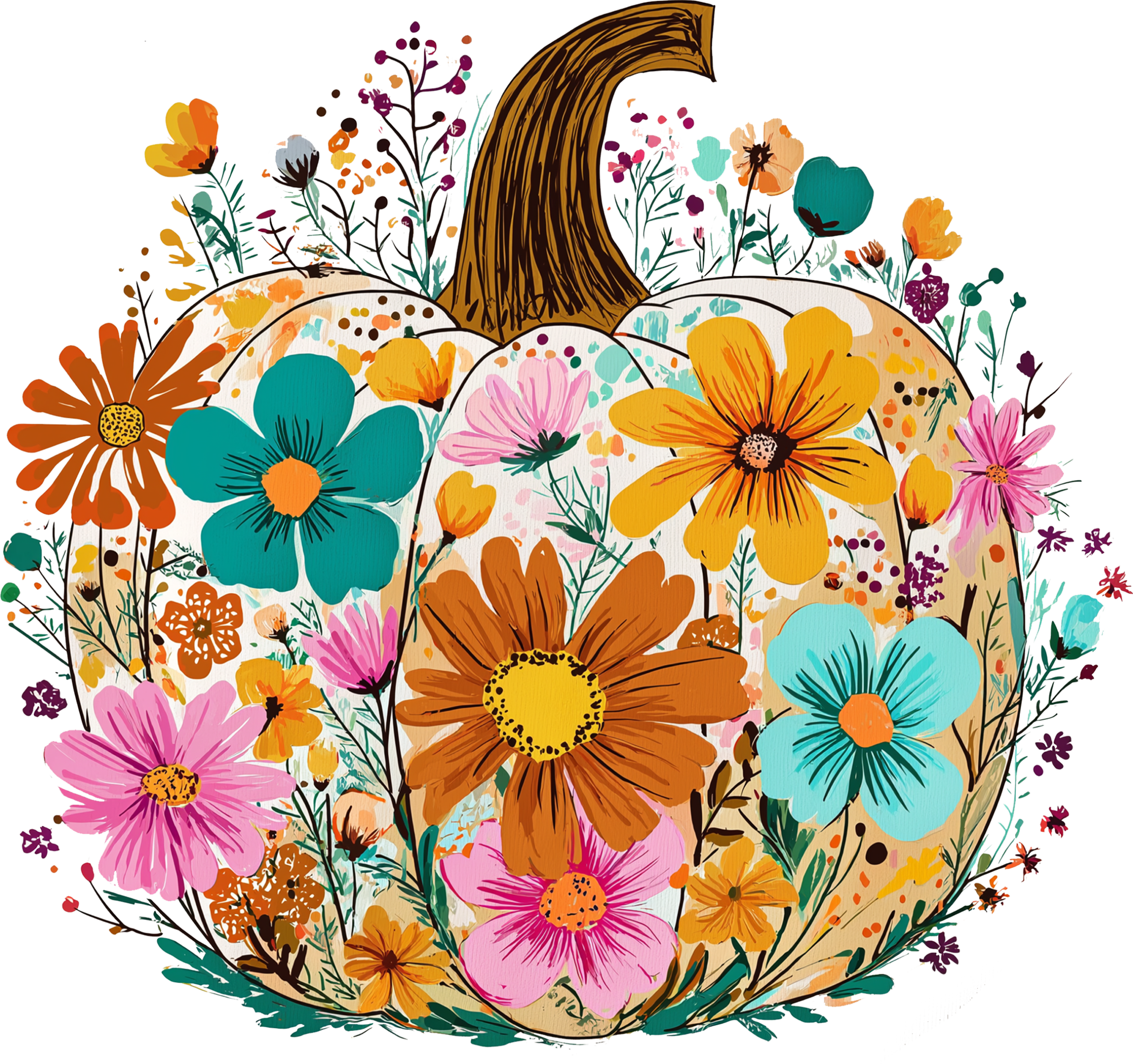 Pumpkin floral