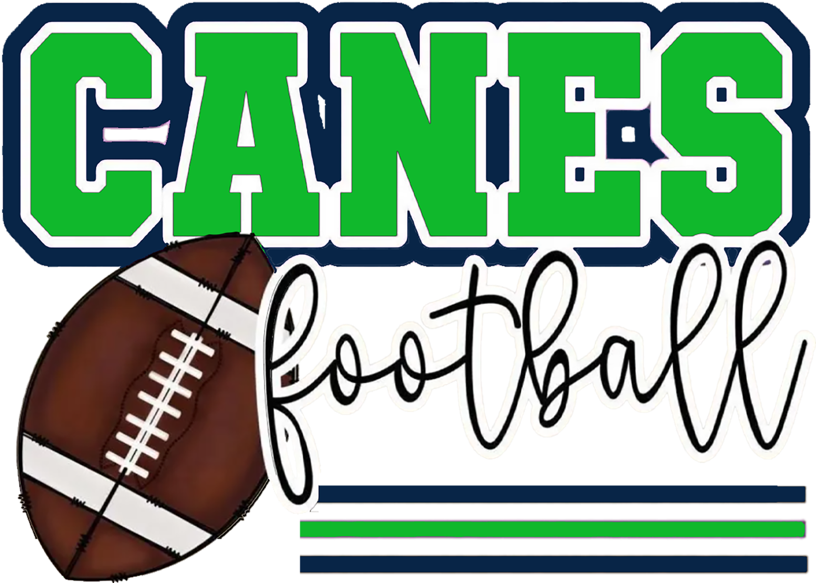 2025 Hurricane Football Designs Canes Football