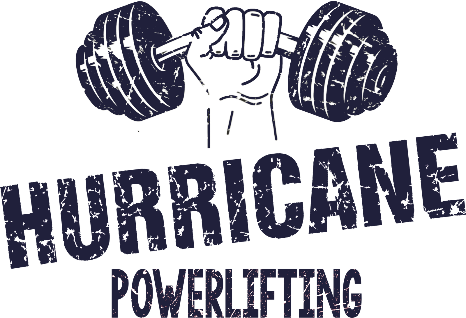 2025 Powerlifting Designs Distressed Hand Dumbbell Hurricanes