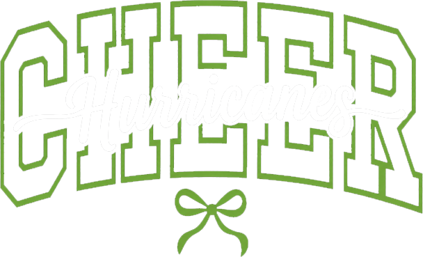 Cheer Outline Hurricanes