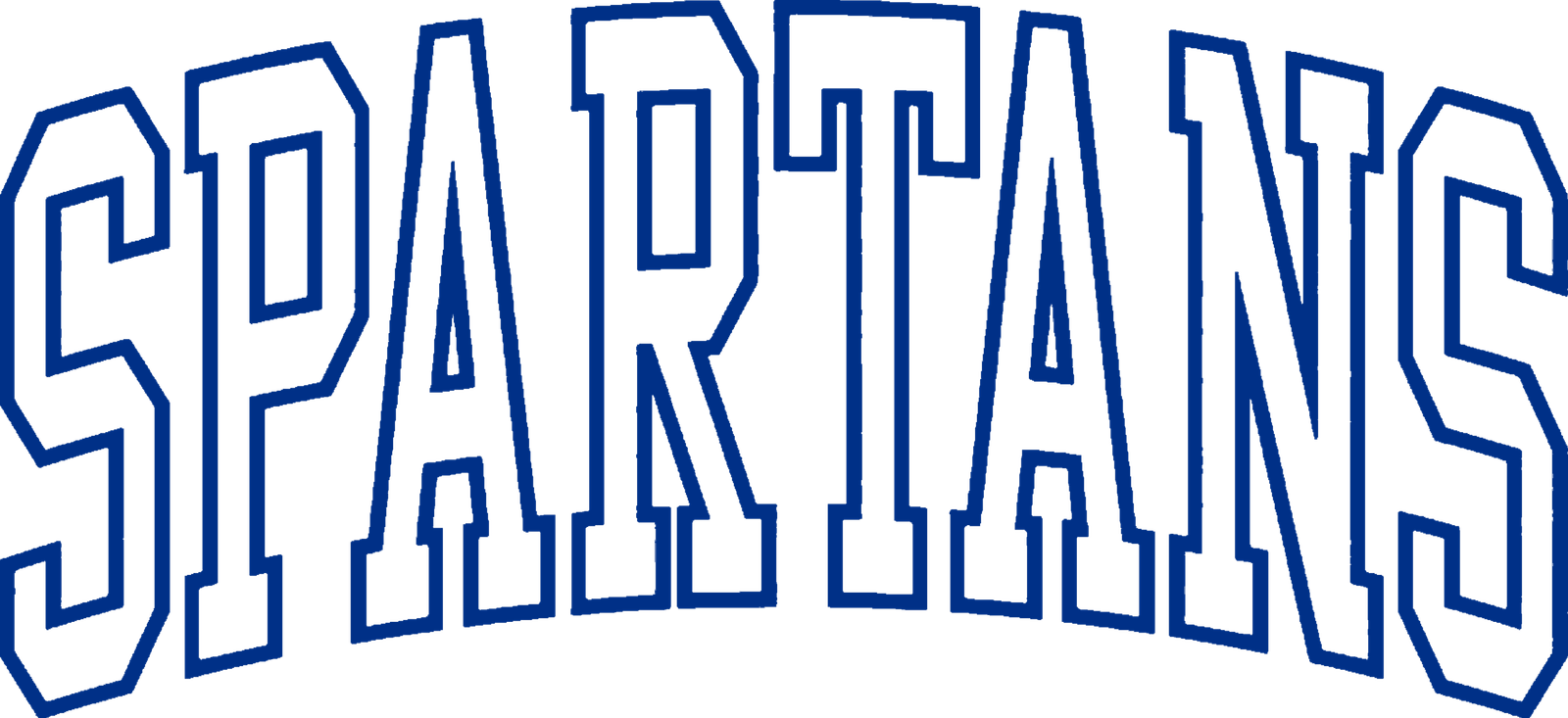 EA Spirit Designs Spartans Curved Blue