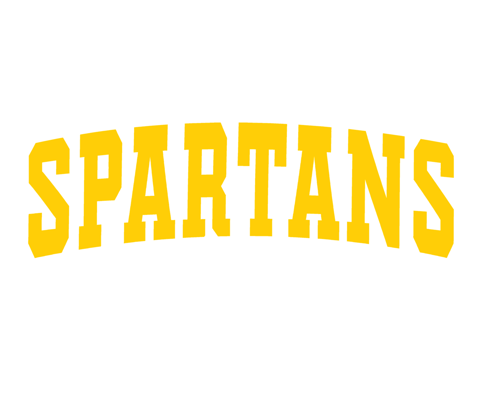 EA Spirit Designs Spartans Yellow Curved White Lines