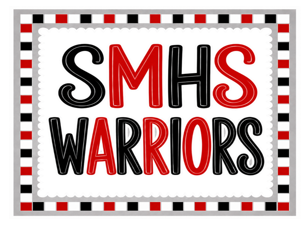 Framed Border SMHS Warriors