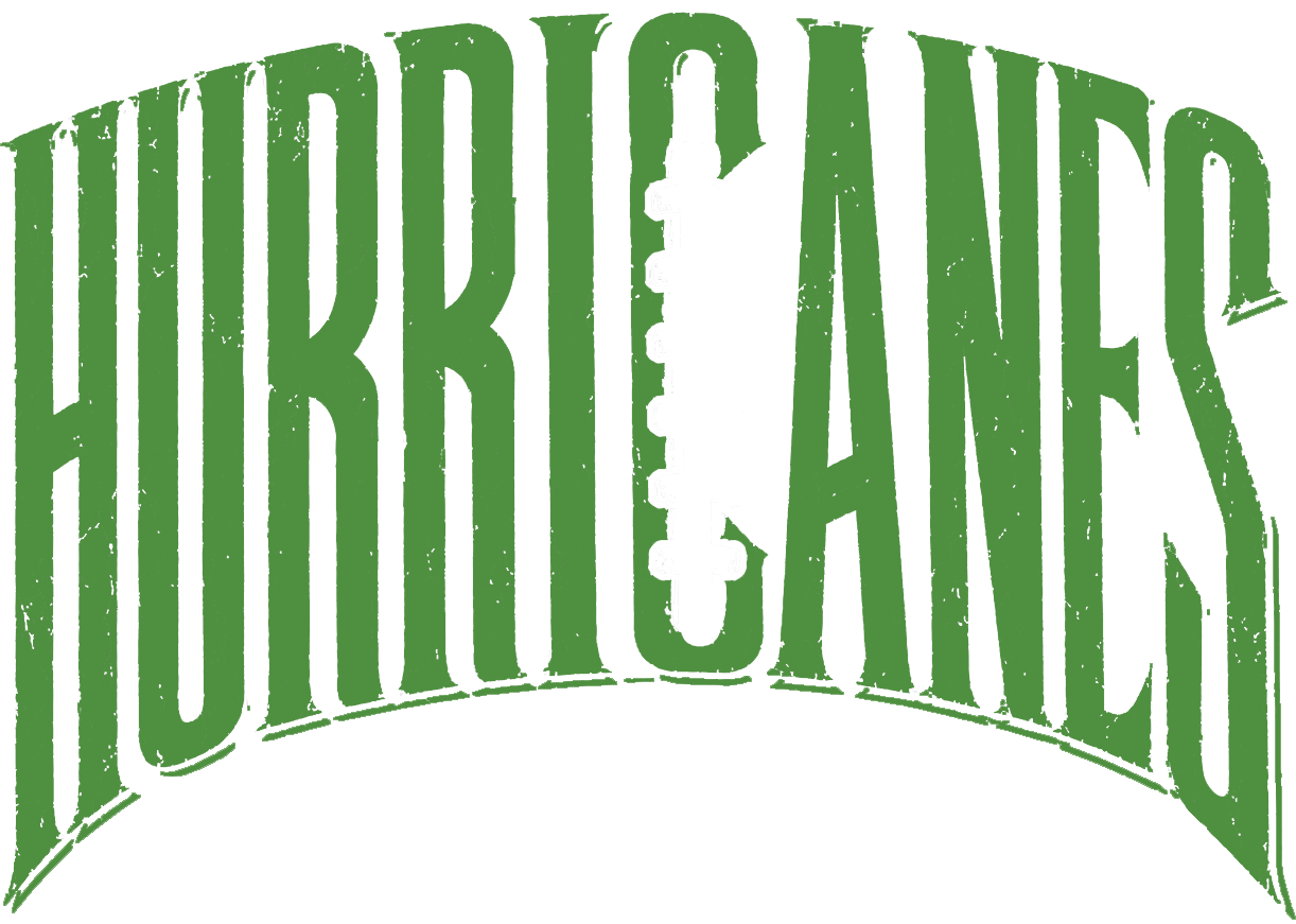 Hurricanes Tall Curved Football