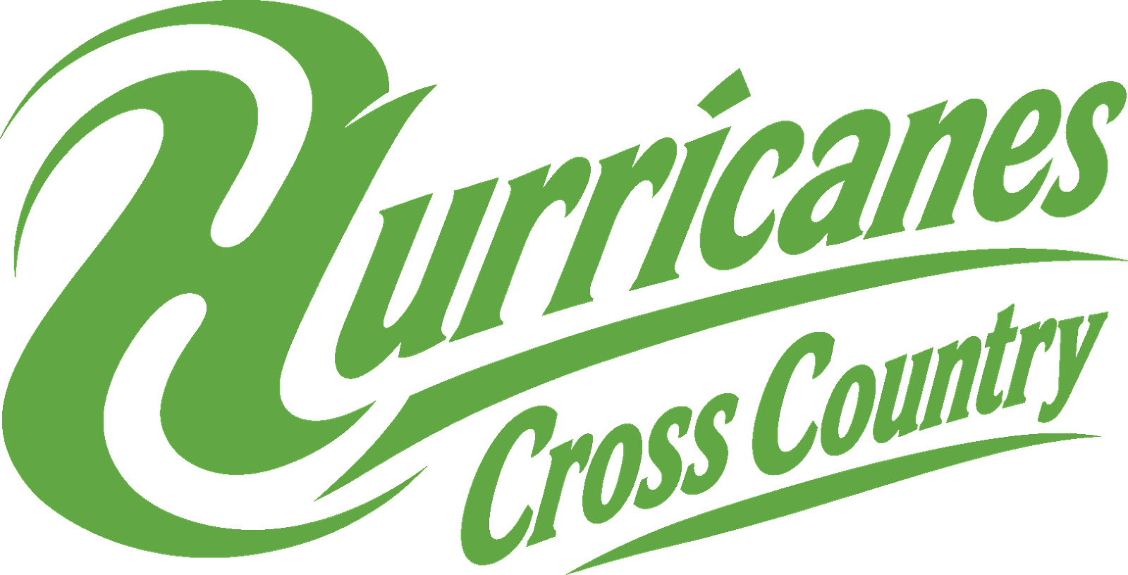 Hurricanes Swirly H Cross Country Green