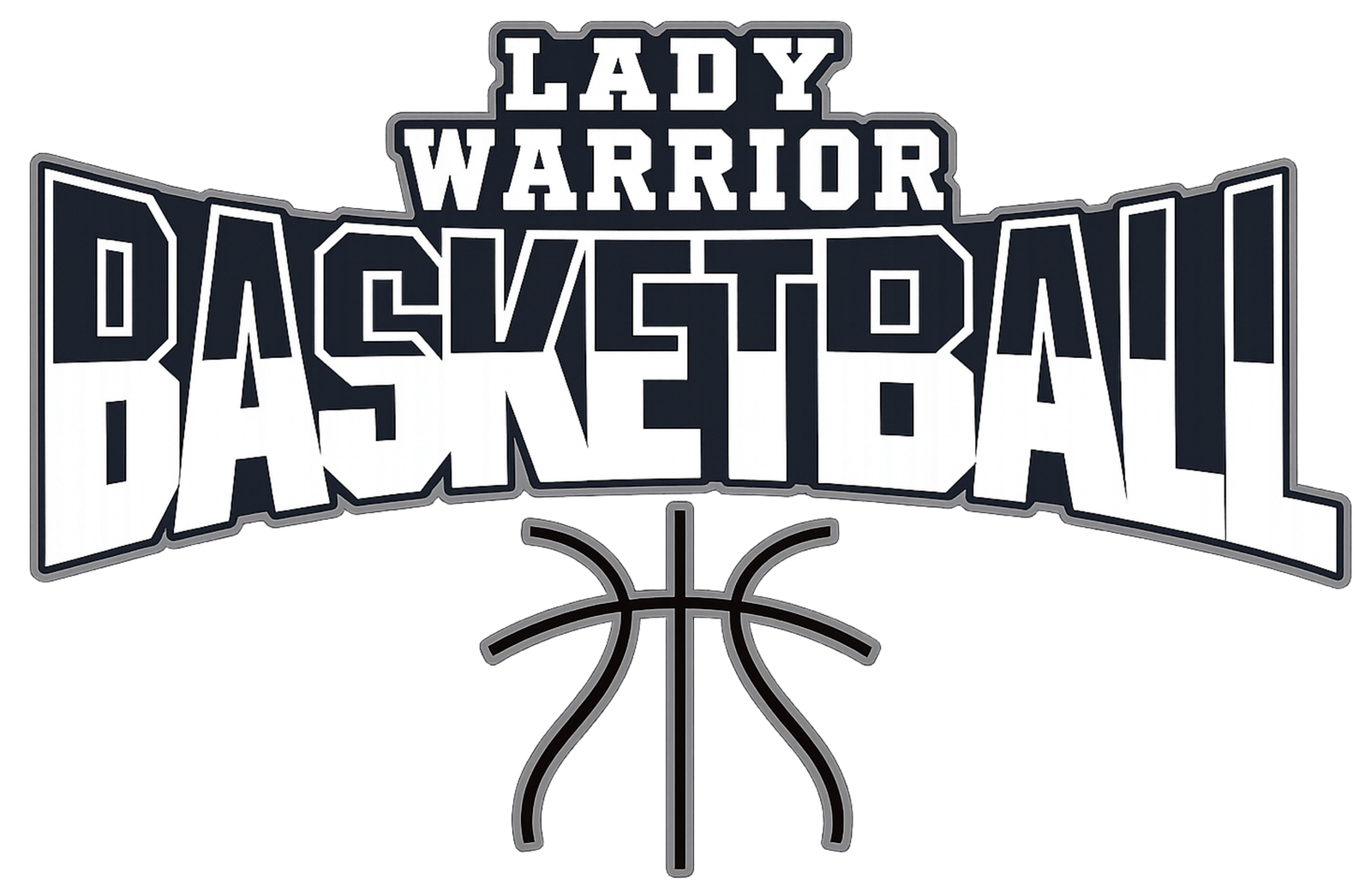 Lady Warriors Abstract Basketball SMHS