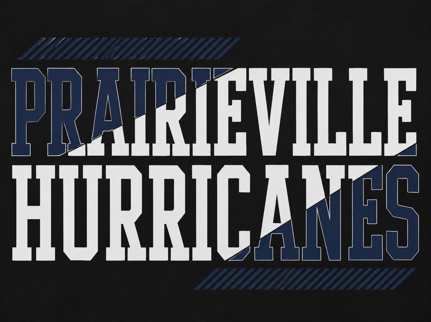 Praieville Hurricanes Navy White