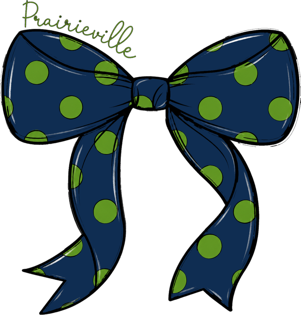 Prarieville Polka Dot Bow