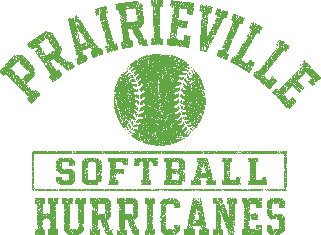 Prarieville Softball Hurricanes Green
