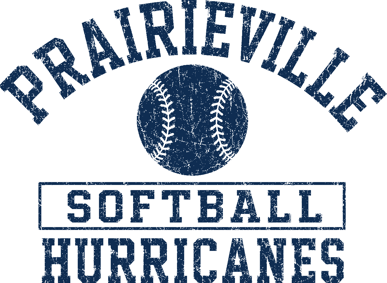 Prarieville Softball Hurricanes Navy