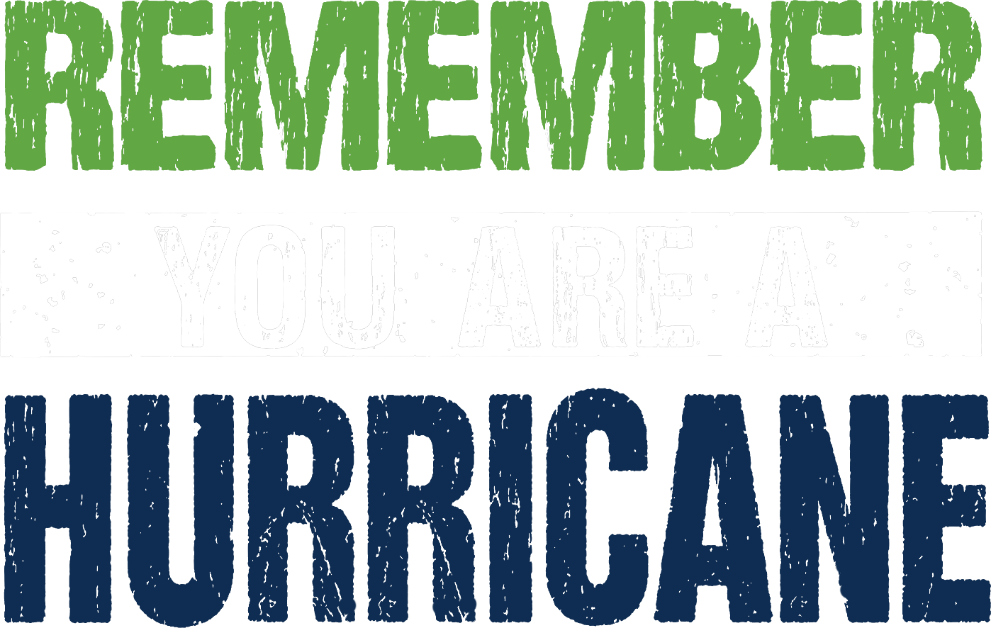 Remember You Are A Hurricane