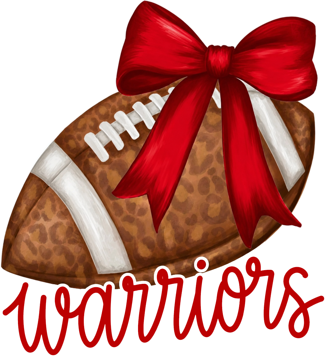 SMHS Warrior Football Navy Bow