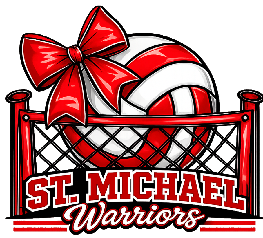 SMHS Volleyball With Net And Bow