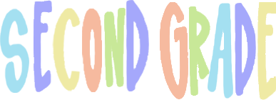 Second Grade Colorful Letters
