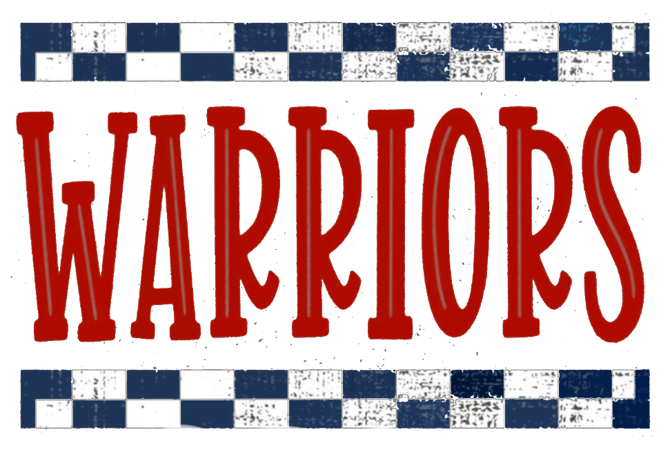 Checkerboard Warriors Black and Red