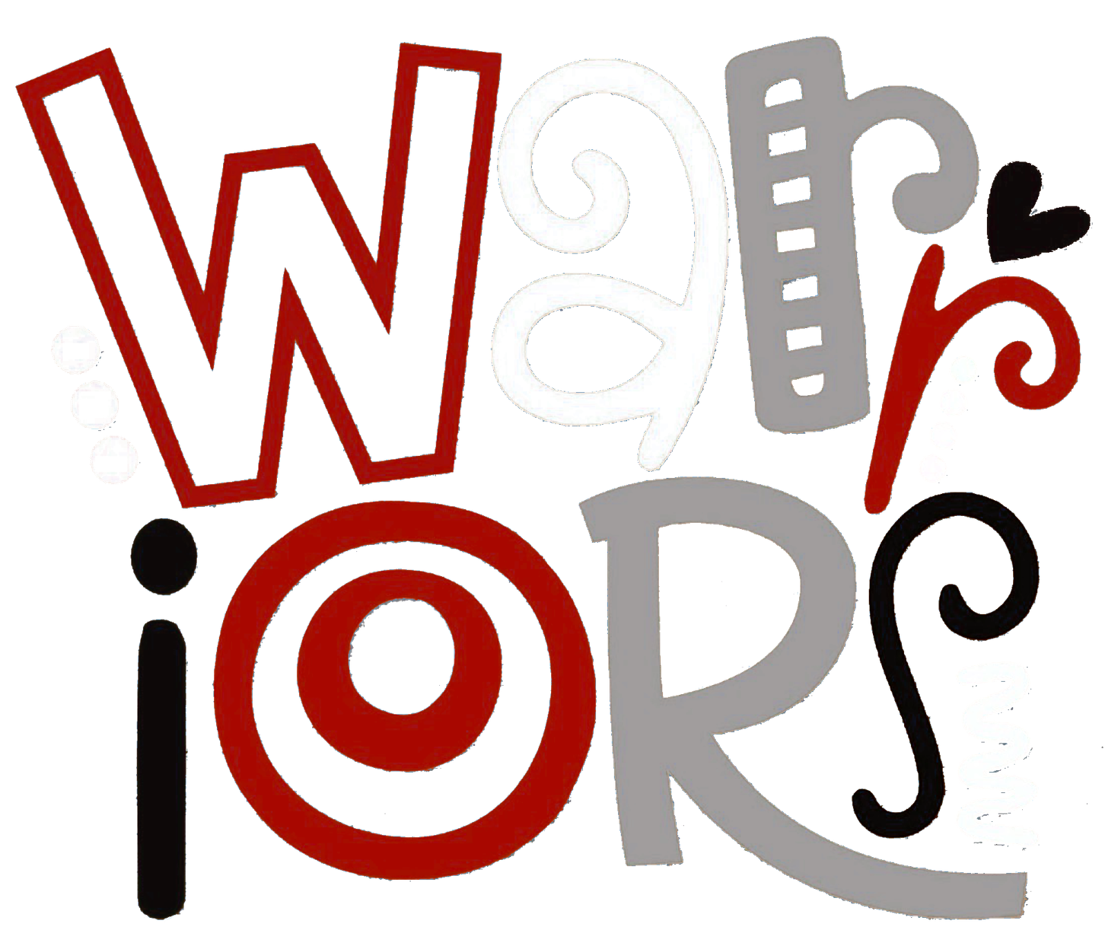 Whimsical Warriors Black And Red